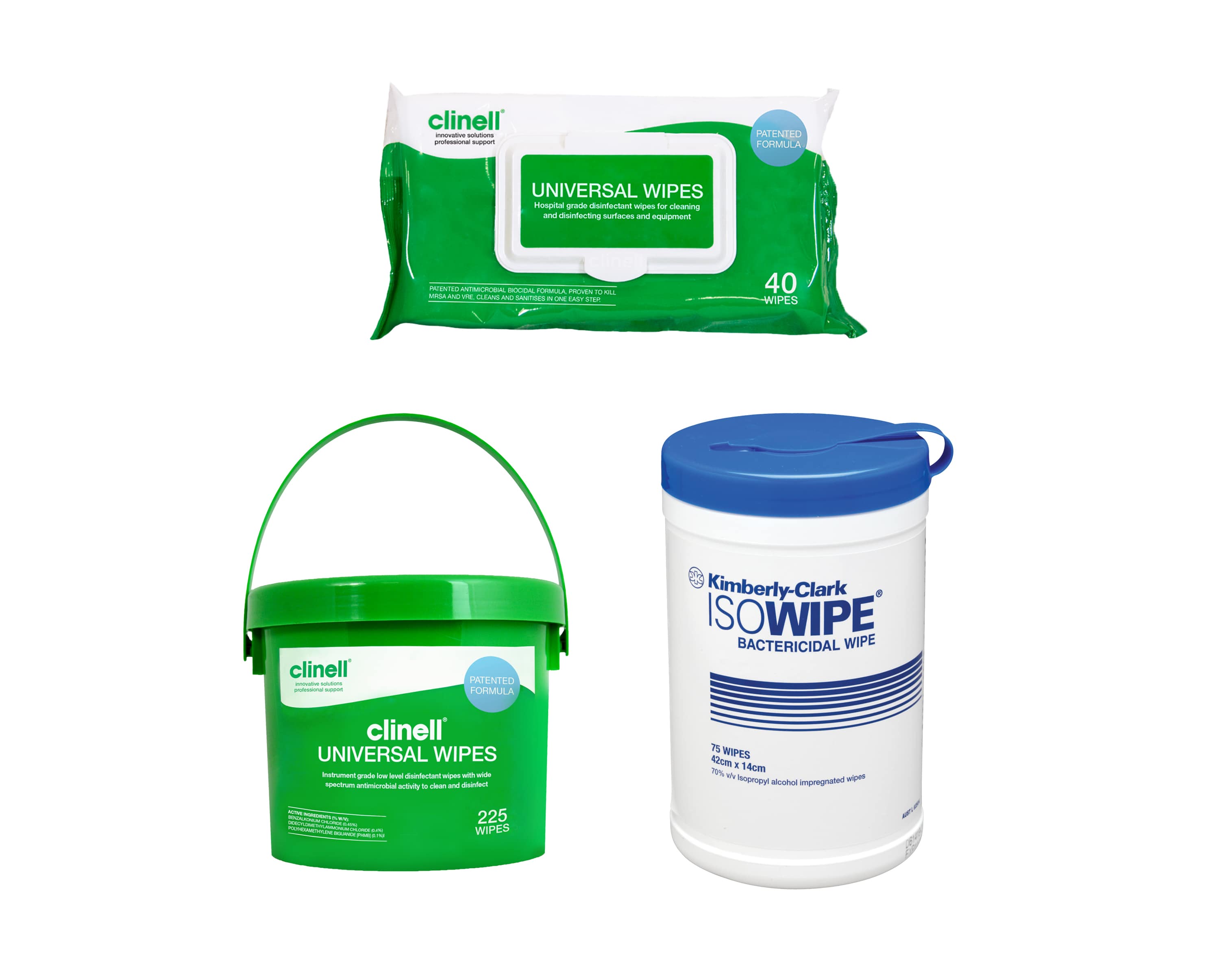 Disinfectant & Detergent Wipes