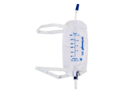 LEG BAG URIMAX/ 750ML 10CM / STERILE / EACH