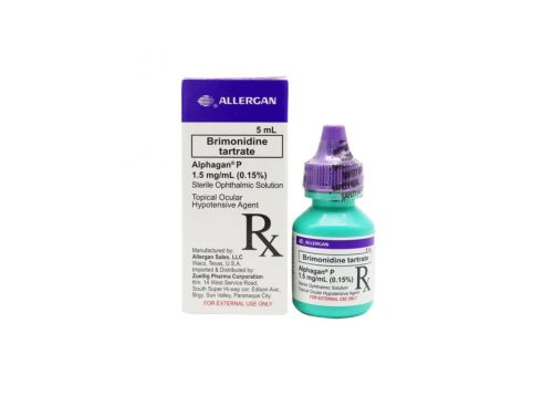 ALPHAGAN P BRIMONIDINE 0.15% EYE DROPS / 5ML / EACH