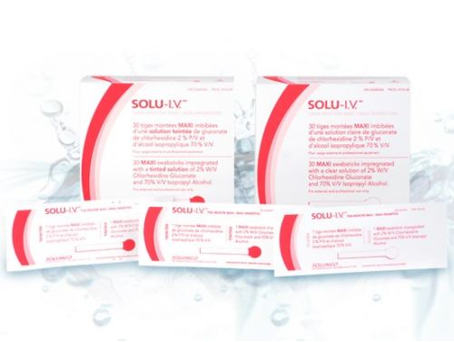 SOLU-IV SWABSTICK CLEAR / 2% CHG 70% / BOX OF 30