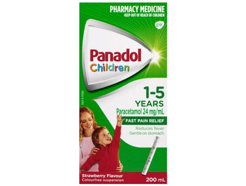 PANADOL ELIXER / 1-5 YEARS / STRAWBERRY / 200ML / EACH