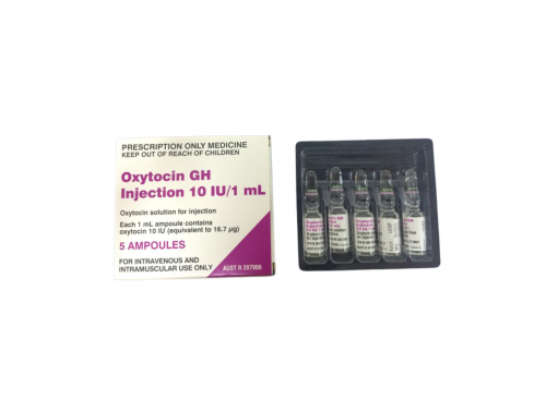 OXYTOCIN GH INJ AMP 10IU/1ML PACK OF 5