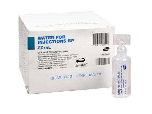 PFIZER WATER FOR INJECTION 