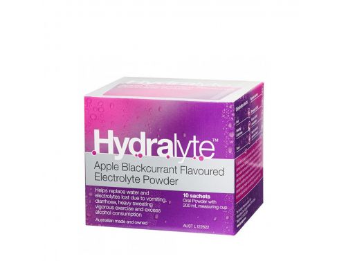 HYDRALYTE POWDER 5G APPLE/BLACKCURRENT / BOX OF 10