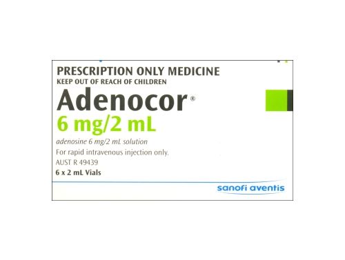 ADENOCOR VIAL 6MG / 2ML / BOX OF 6