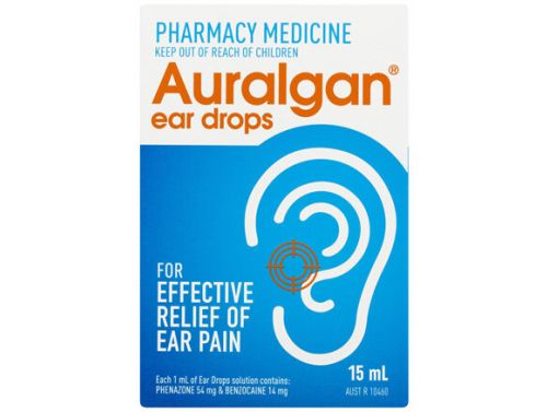 AURALGAN EAR DROPS 15ML / EACH