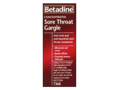 BETADINE 15ML THROAT GARGLE / EACH