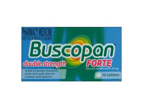 BUSCOPAN FORTE TABS 20MG / PACK OF 10