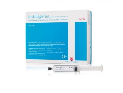 INSTILLAGEL LIDO LIDOCAINE 2% GEL 11ML SYRINGE / BOX OF 10