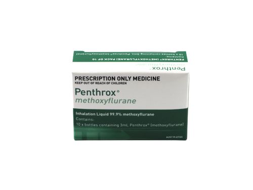 PENTHROX METHOXYFLURANE 3ML VIAL / BOX OF 10