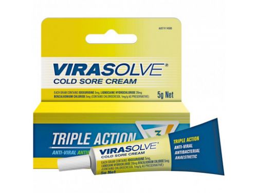 VIRASOLVE COLD SORE CREAM 5G / EACH