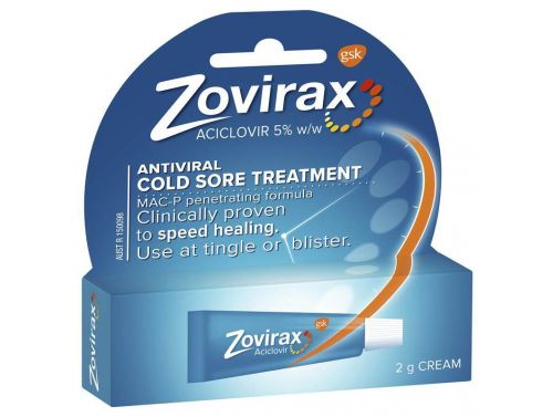 ZOVIRAX COLD SORE CREAM 2G TUBE / EACH