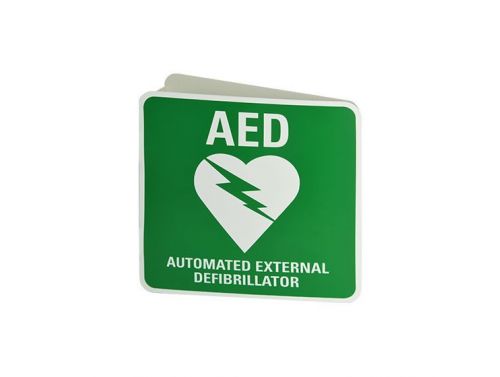AED DEFIB WALL SIGN / 225MM X 225MM / EACH