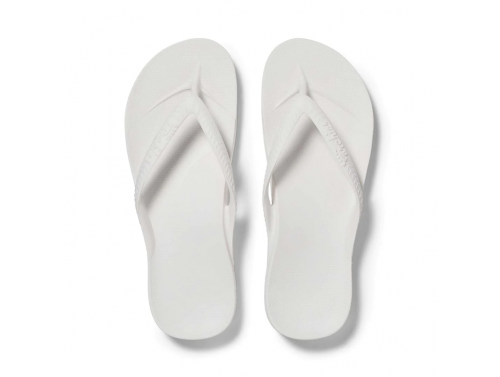 ARCHIES ARCH SUPPORT THONGS / WHITE