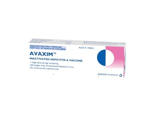 AVAXIM INACTIVED HEPATITIS A VACCINE