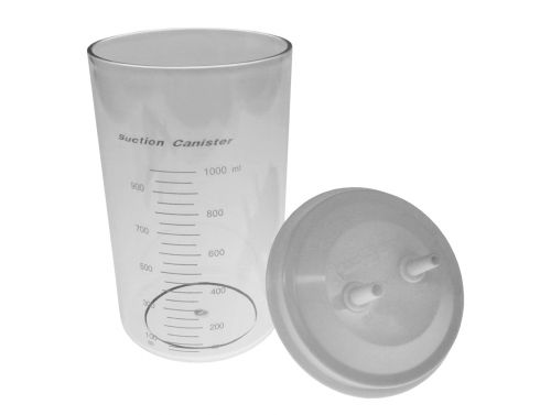 SPARE REUSABLE CANNISTER FOR LIBERTY PORTABLE SUCTION PUMP / 1L WITH LID / EACH