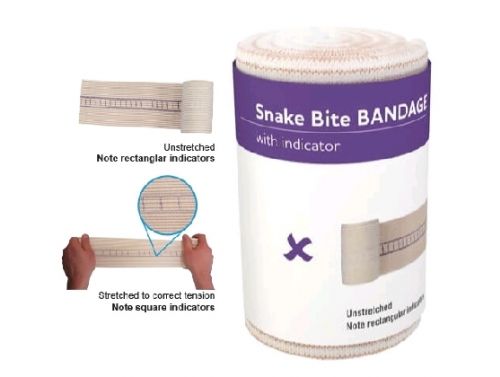 BANDAGE SNAKEBITE WITH INDICATOR / 10CM X 4.5M / 1 ROLL