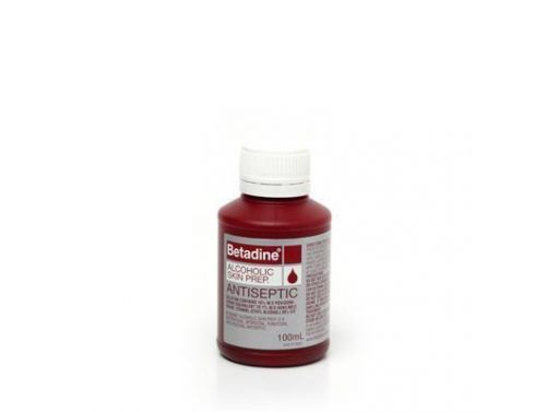 BETADINE ALCOHOLIC SKIN PREPARATION ANTISEPTIC / 100ML