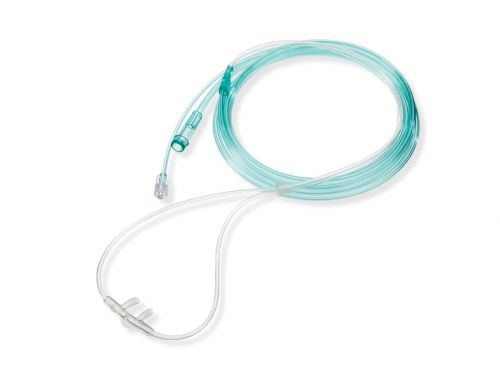 DISPOSABLE CAPNOGRAPHY NASAL CANNULA / ADULT / WITH CO2 MONITORING / 3.1M TUBING & FEMALE LUER / EACH