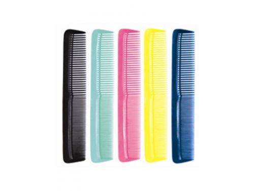 LIVINGSTONE HAIR COMB FOR WOMEN / POLYPROPYLENE / 20CM / ASSORTED COLOURS / PACKET OF 12