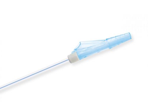 DISPOSABLE  SUCTION CATHETER / FR 8 43CM / Y-TYPE CONNECTOR / BLUE WITH X-RAY LINE / BOX OF 100