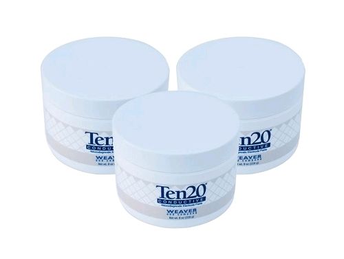 EEG PASTE TEN20 JAR 8oz, 3 Tubs
