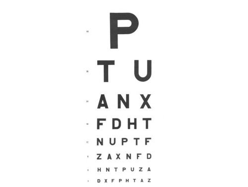 BOC INSTRUMENTS EYE CHARTS