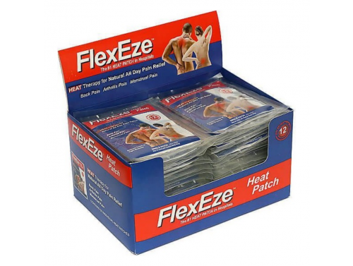 FLEXEZE HEAT PATCHES / 10CM x 13CM / PACK OF 50