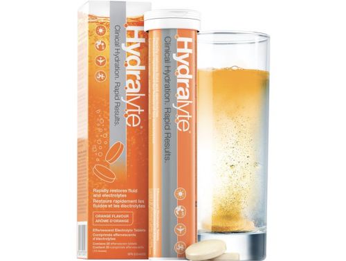 HYDRALYTE EFFERVESCENT TABLET / ORANGE / PACK 20