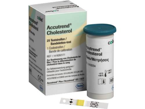 ACCUTREND CHOLESTROL TEST STRIPS / BOX OF 25