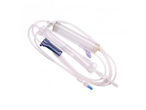 MDEVICES TRANSFUSION PUMP SET WITH FLEXIBLE CHAMBER AND NEEDLELESS ACCESS SITE / EACH