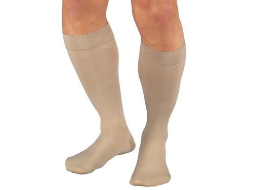 JOBST MENS CASUAL SOCK 20-30MM HG BEIGE