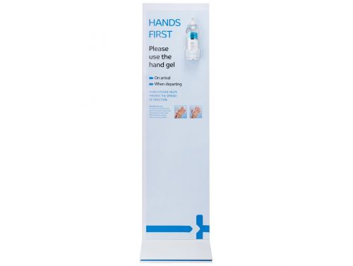 MICROSHIELD HAND HYGIENE DISPLAY STAND / 140CM(H) X 40CM(W) X 40CM(D) / EACH