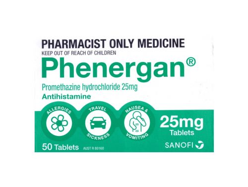 PHENERGAN TABLETS / 25MG / PACK 50