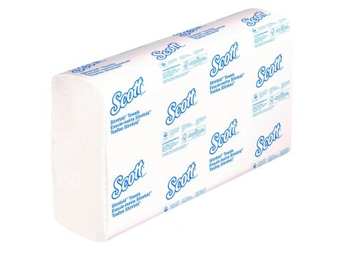 SCOTT SLIMFOLD TOWEL (REPLACES ORIGNAL 5855 TOWEL)/ 110 TOWELS/PACK / 29.5CM × 19CM / CARTON OF 16 