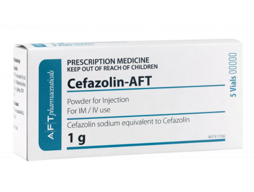 CEFAZOLIN AFT AMP / 1G / BOX OF 5