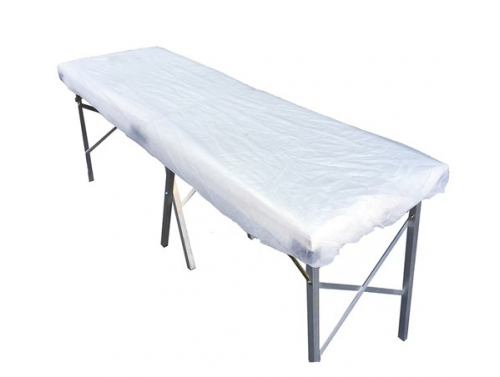 STRETCHER SHEET / DISPOSABLE FITTED / WHITE / 200CM X 75CM x 10CM / BOX OF 100