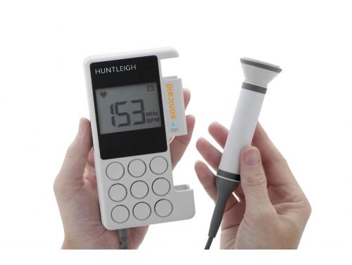 HUNTLEIGH SONICAID FD3 WATERPROOF FOETAL DOPPLER WITH LCD DISPLAY