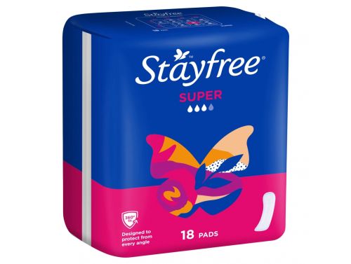 STAYFREE SUPER / NO WINGS / BOX OF 18