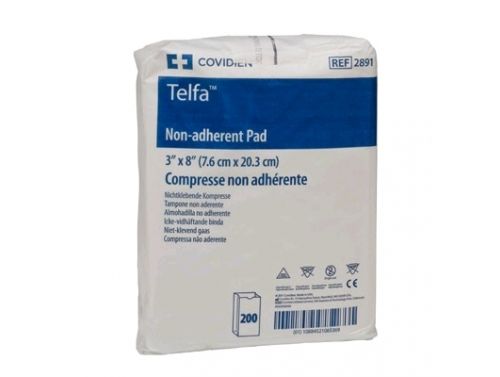 TELFA PAD NON-ADHERENT / 7.5CM X 20CM / EACH