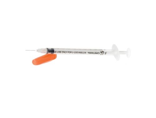 TERUMO INSULIN SYRINGES WITH NEEDLES / 0.5ML 31G X 9MM / BOX OF 100