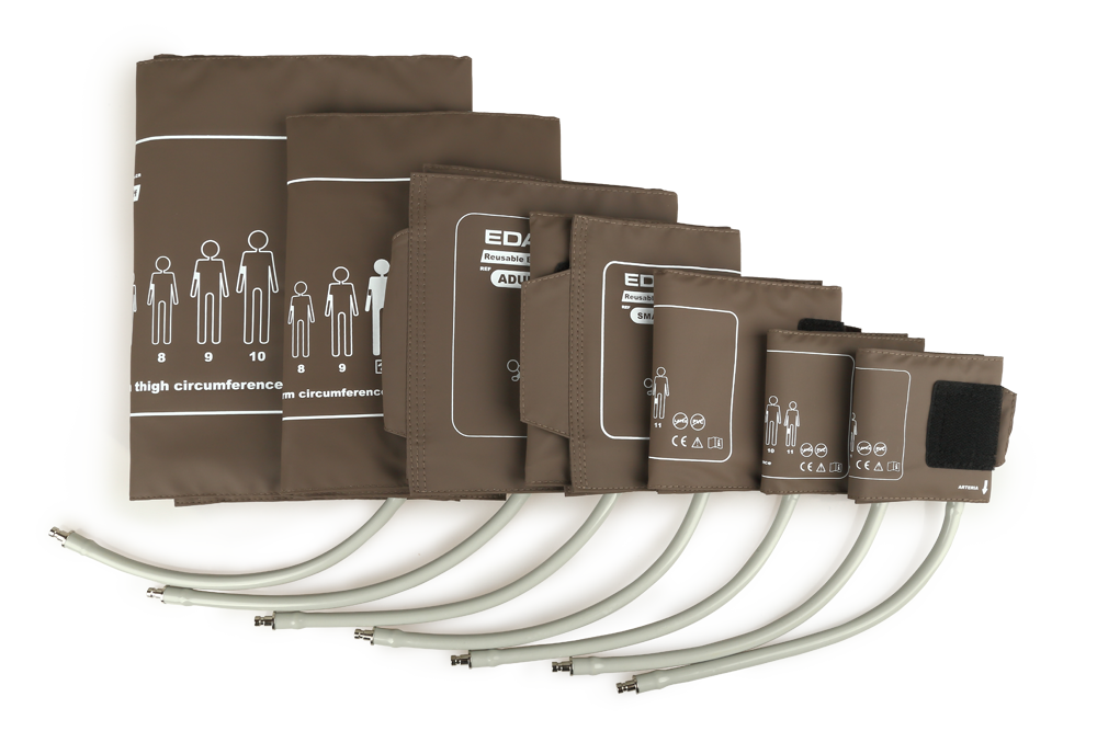 EDAN BP CUFF COMPLETE FOR VITAL SIGNS MONITOR / NIBP / INFANT / 10CM X 15CM / EACH photo