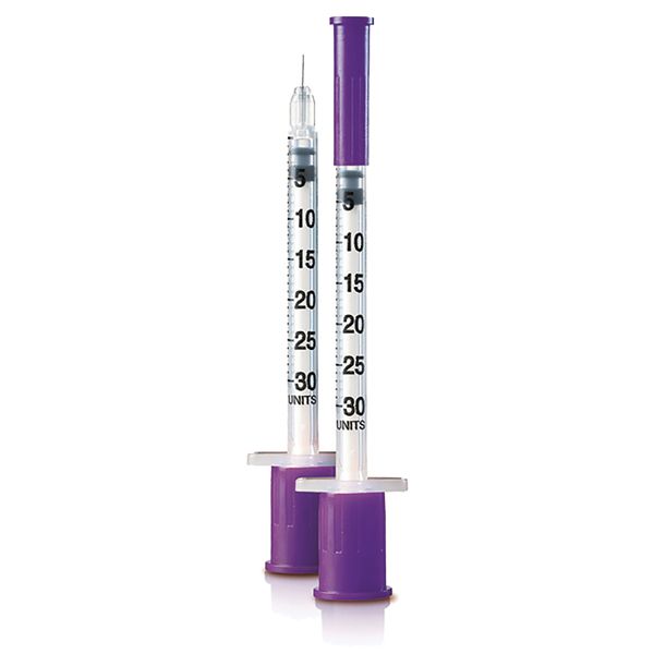 FMS FINE MICRO SYRINGE / 0.3ML WITH 32G X 8MM NEEDLE/  BOX OF 100 photo