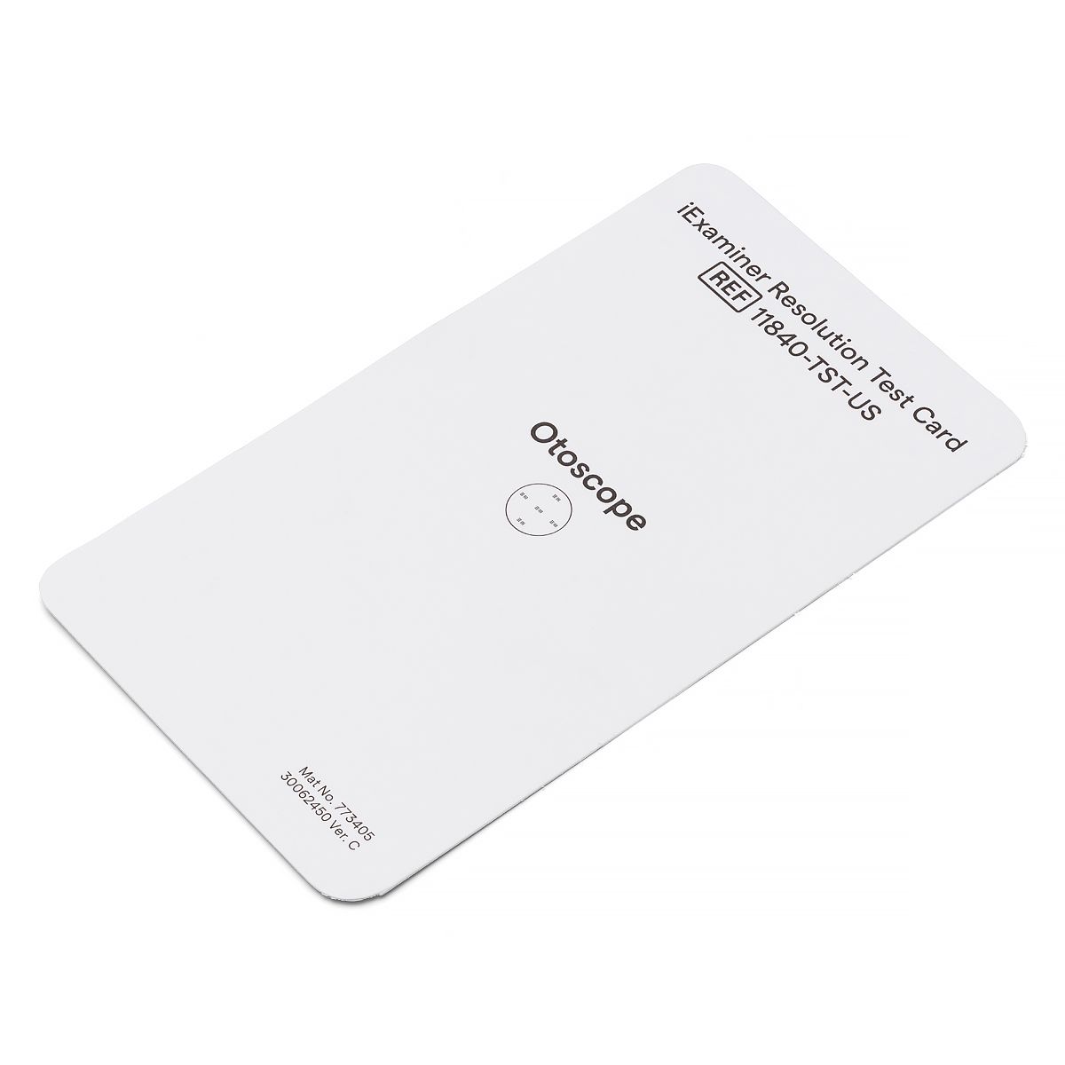 WELCH ALLYN iEXAMINER RESOLUTION TEST CARD photo