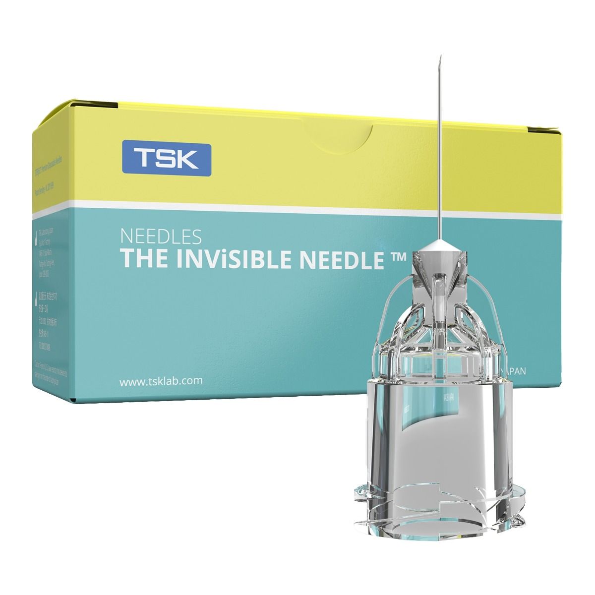 TSK LOW DEAD SPACE / INVISIBLE NEEDLE / 32 GAUGE ULTRA THIN WALL WITHOUT SAFETY / BOX OF 100 photo
