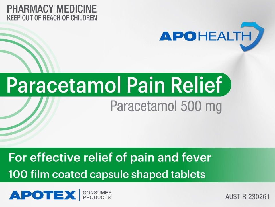 PARACETAMOL 500MG TABLETS / BOX OF 100 photo