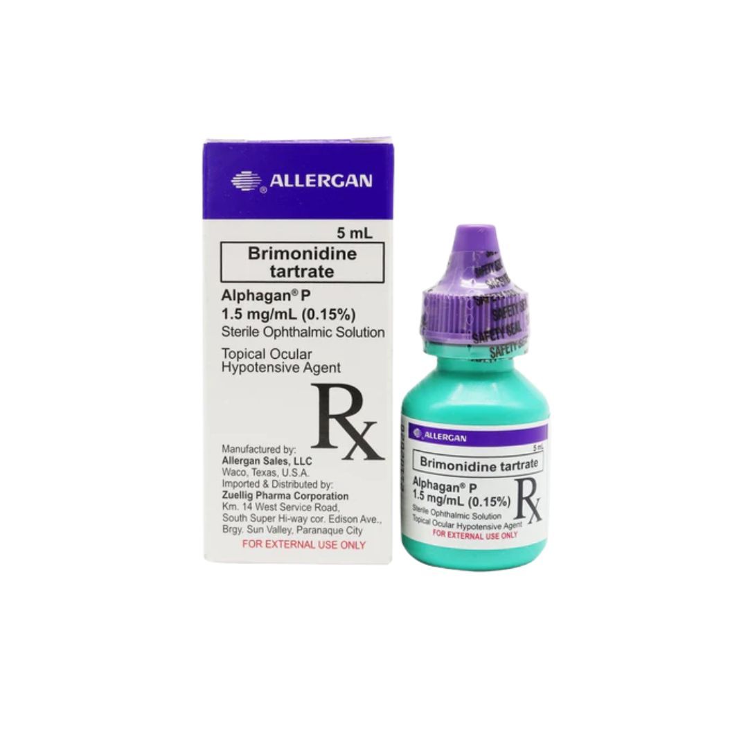 ALPHAGAN P BRIMONIDINE 0.15% EYE DROPS / 5ML / EACH photo