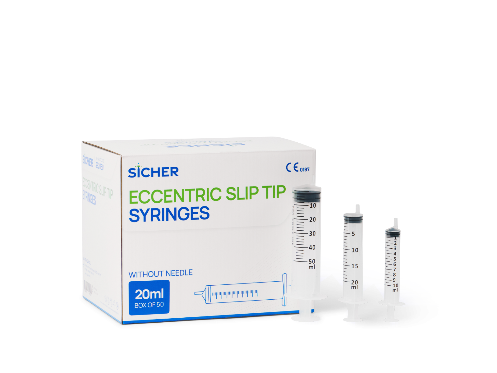 SICHER ECCENTRIC SLIP TIP SYRINGES photo