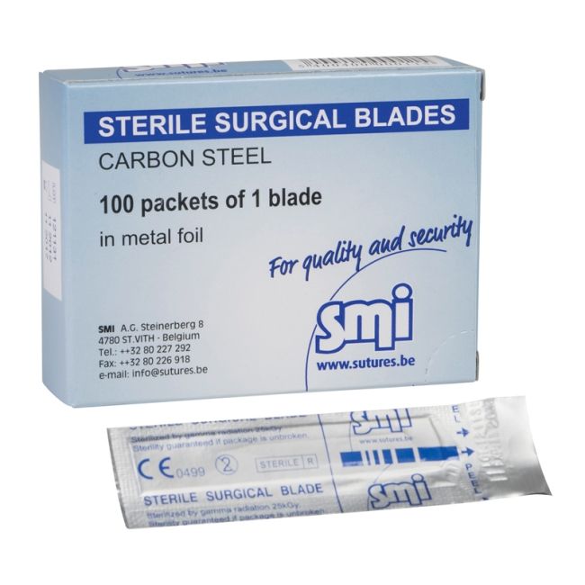 SMI SURGICAL BLADES NO. 11 / BOX OF 100 photo