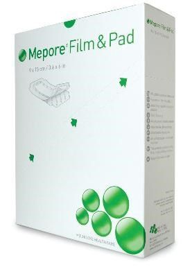 MEPORE ADHERENT FILM DRESSING WITH PAD / 5X7CM OVAL / BOX OF 85 photo